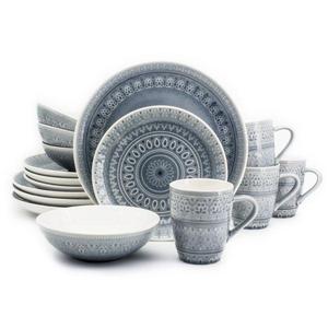 Halsey 16 Piece Dinnerware Set, Service for 4