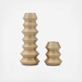 Two Pence 2-Piece Candle Holder Set