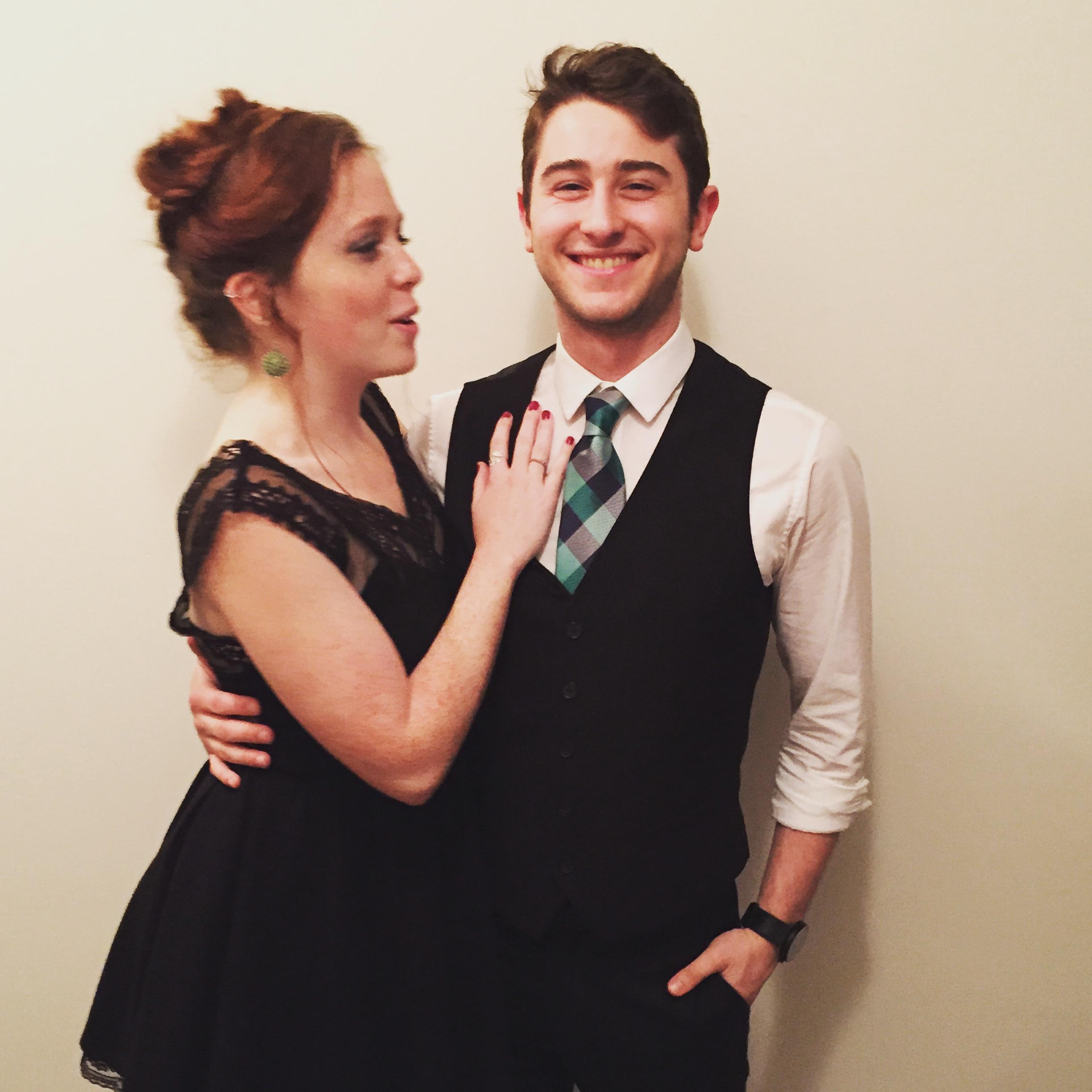 Our first picture together in 2015