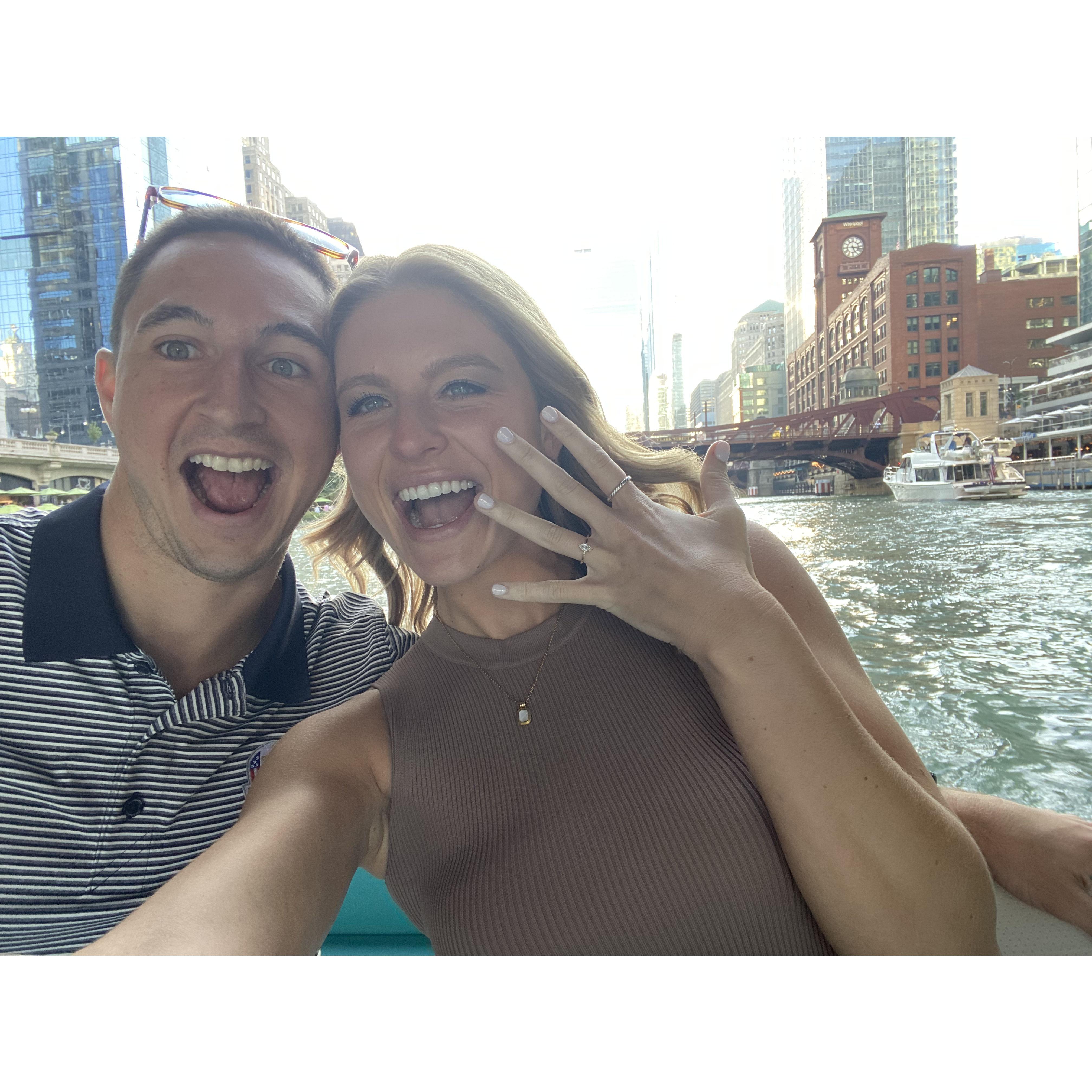 And then Brandon proposed in September of 2023. Best day EVER!