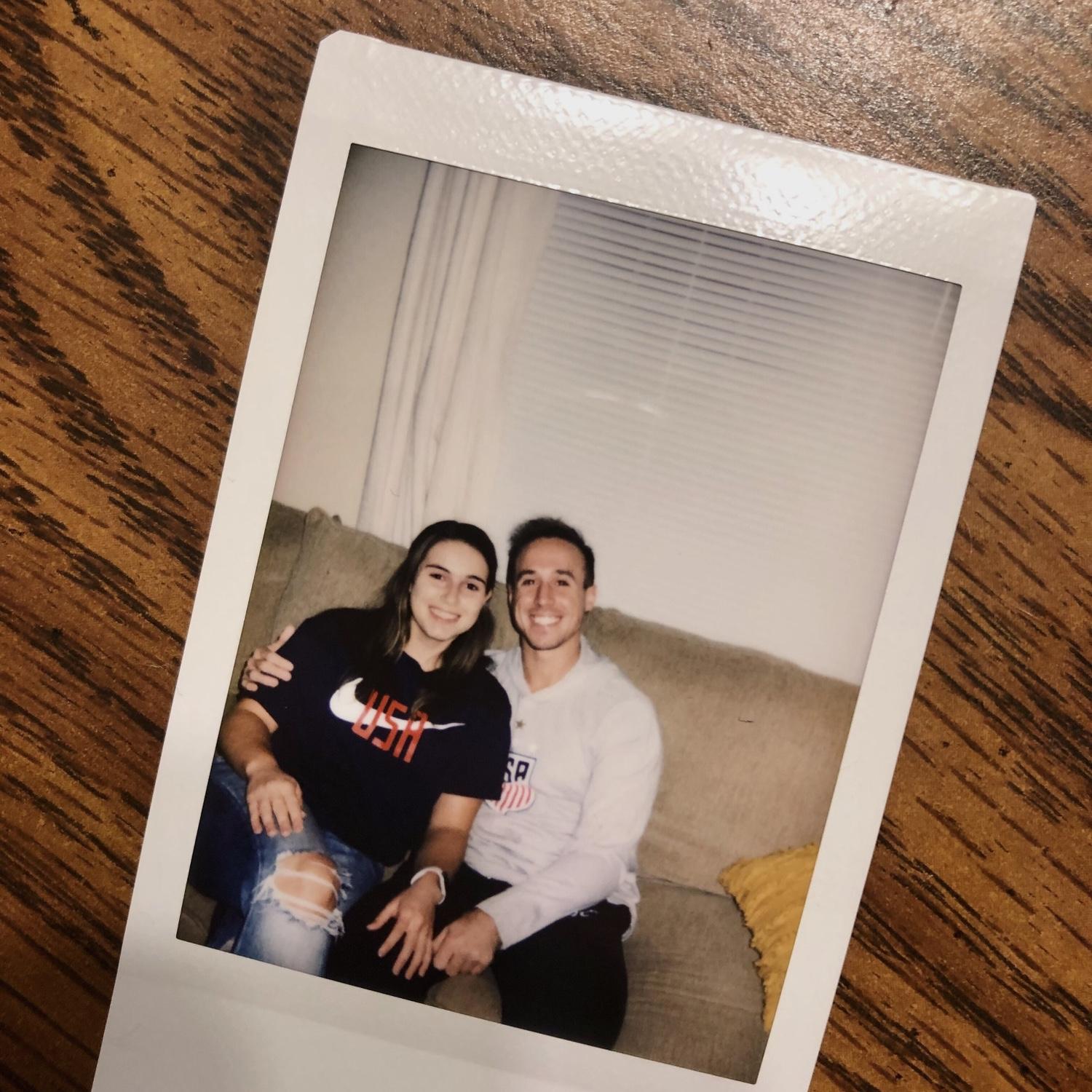 One of our first photos together, watching a USMNT World Cup qualifier. You definitely won’t see any more photos of us involving soccer, don’t worry! - October 2021