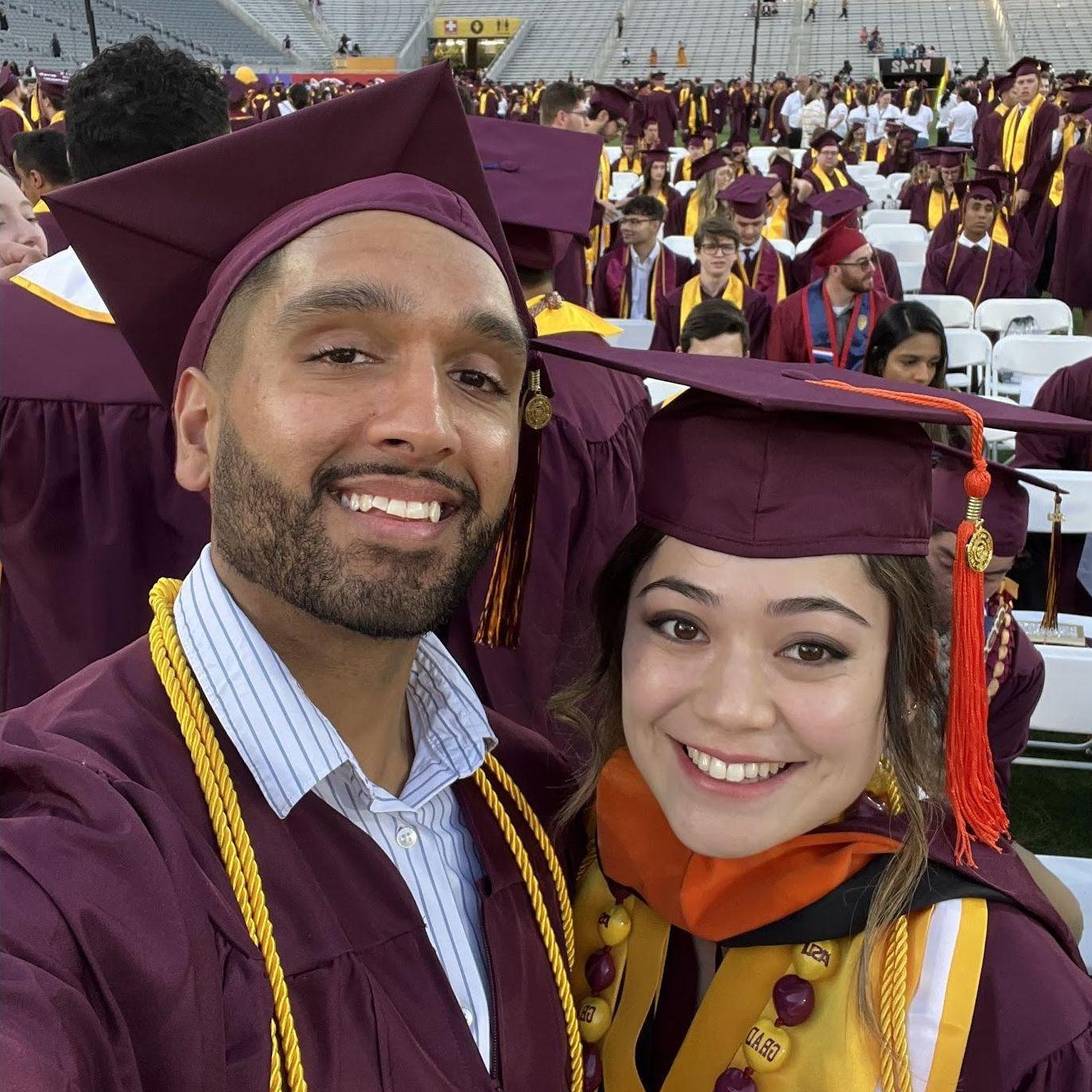 We both graduated together!