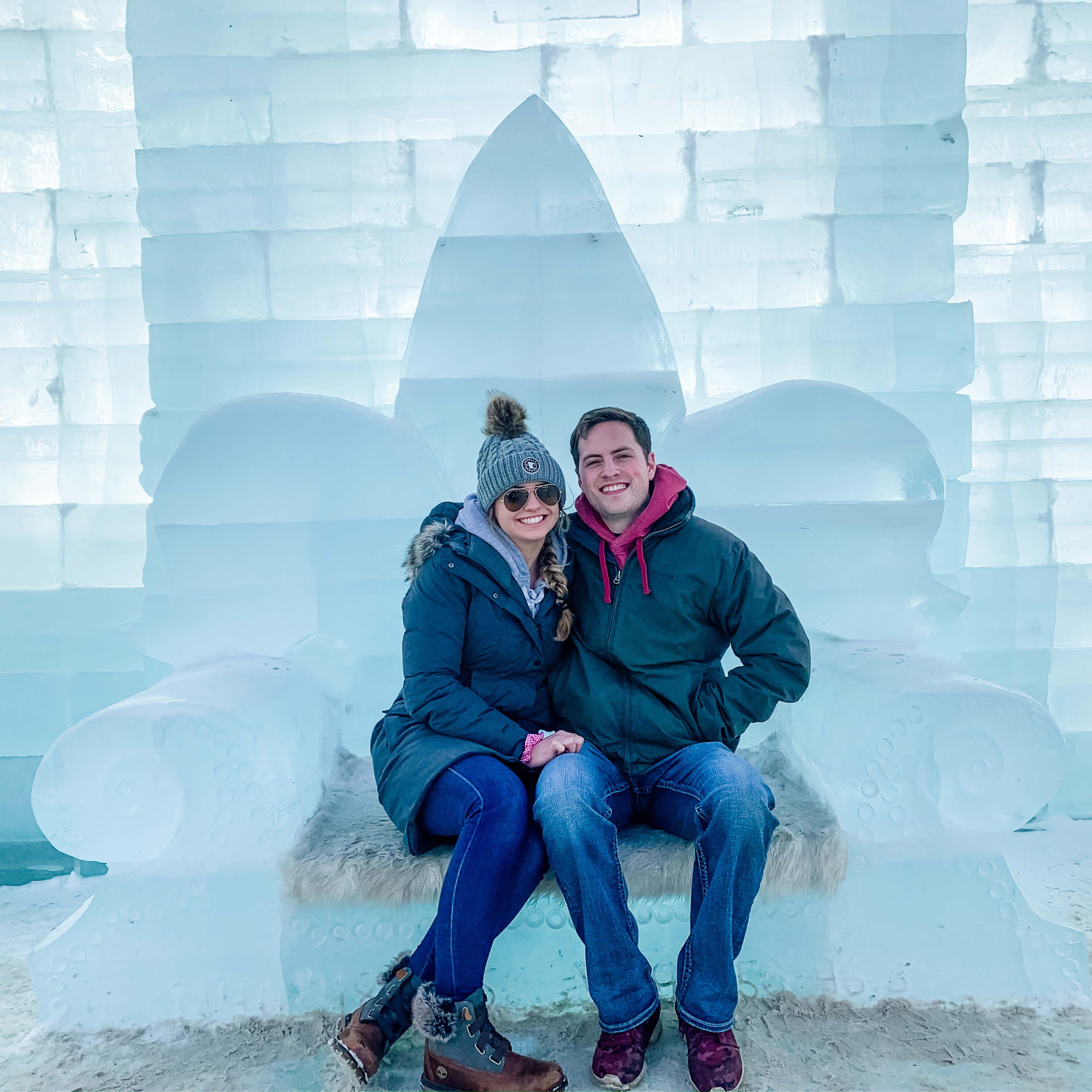 One of our many trips to Detroit Lakes, Corbin's home town, for the winter carnival! January 2020