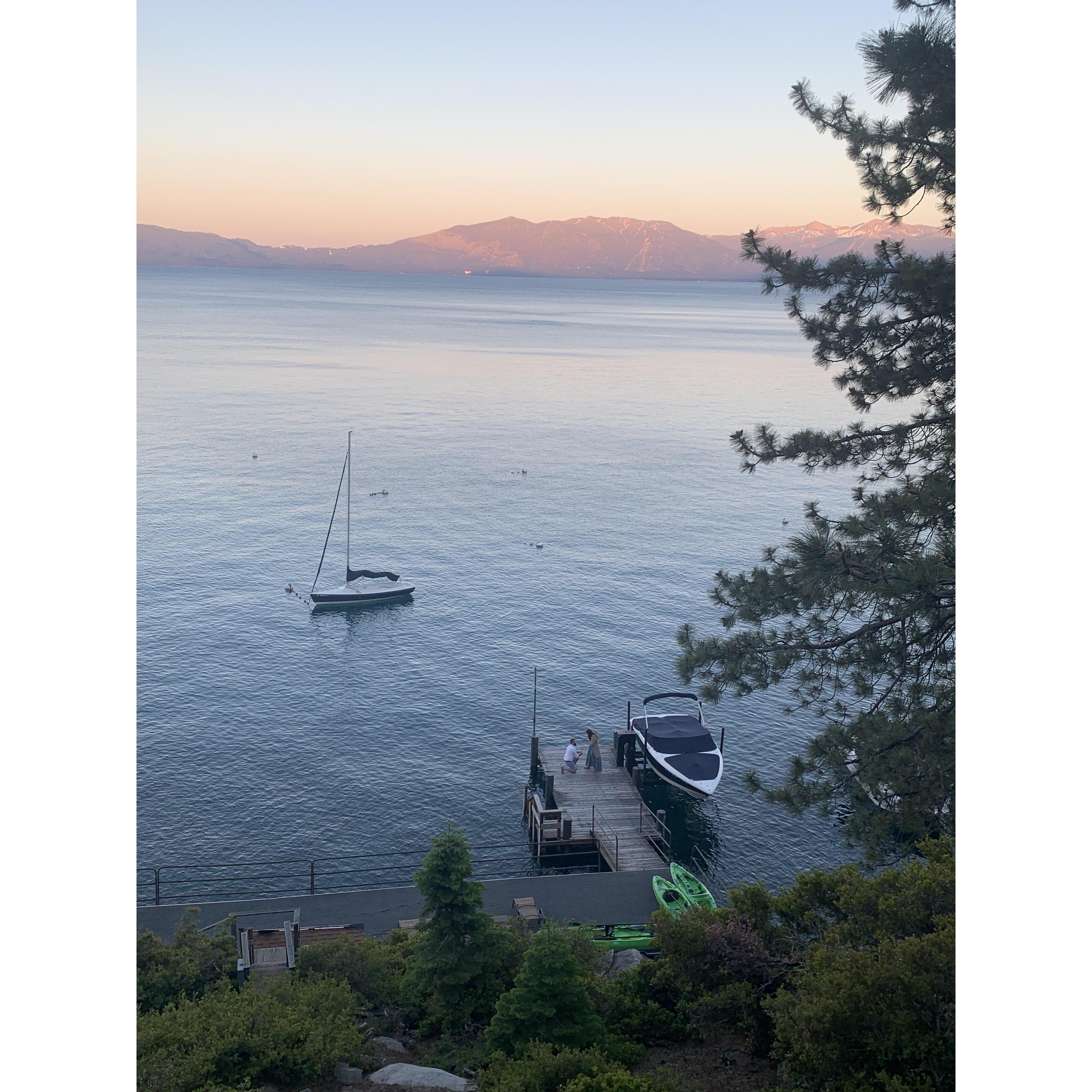 The night we become engaged!