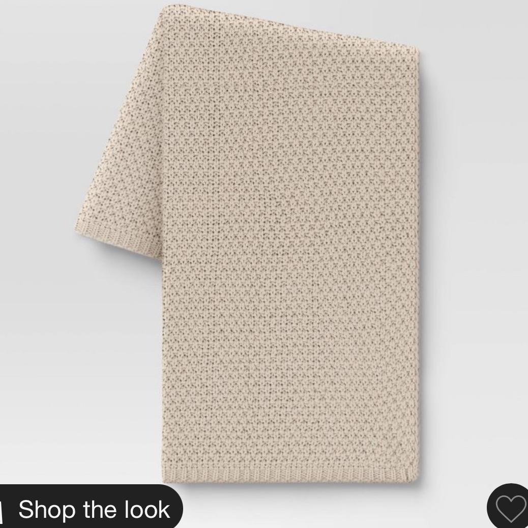 Oversized Recycled Knit Throw Blanket - Threshold™