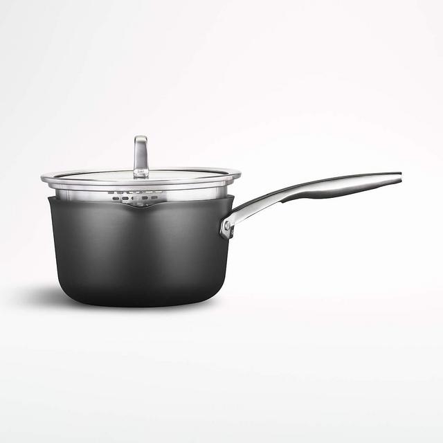 Calphalon ® Premier Non-Stick 3.5-Qt. Saucepan with Pour and Strain Lid