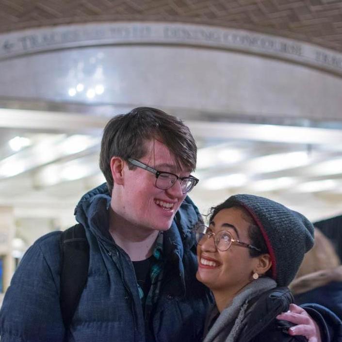Before the pandemic started, a date in the city