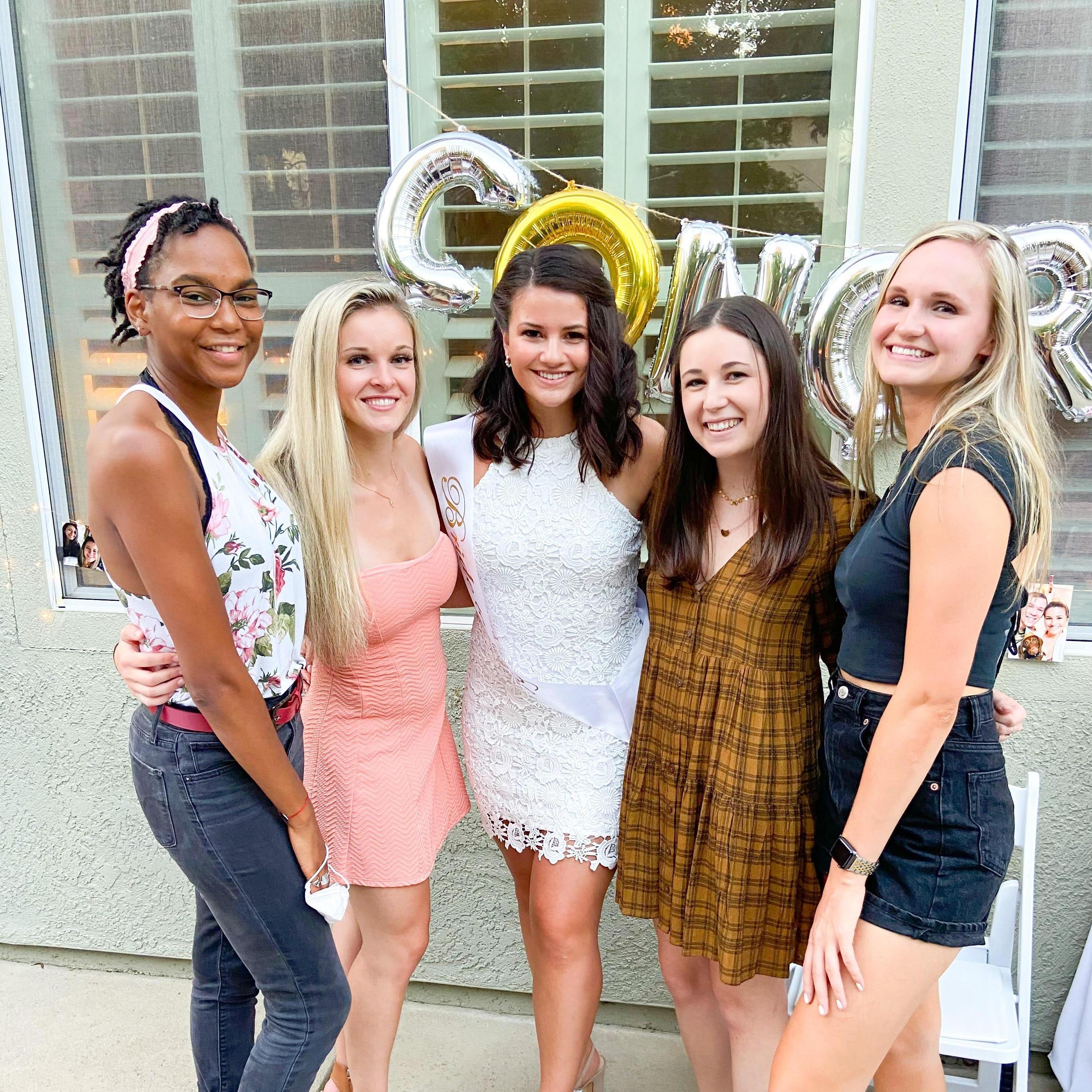 Morgan and a few of her lifelong friends