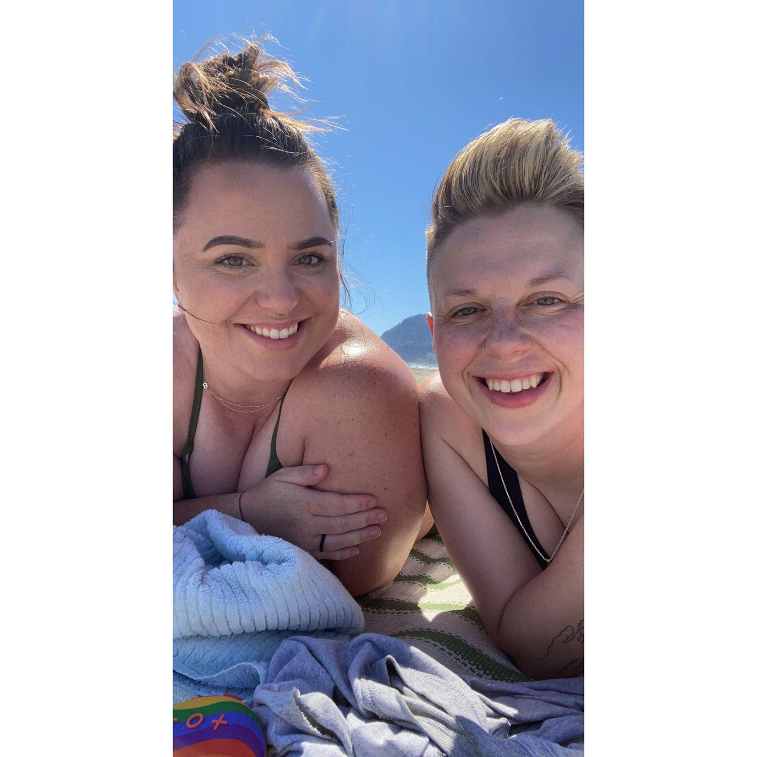 At our happy place! Seaside, OR
