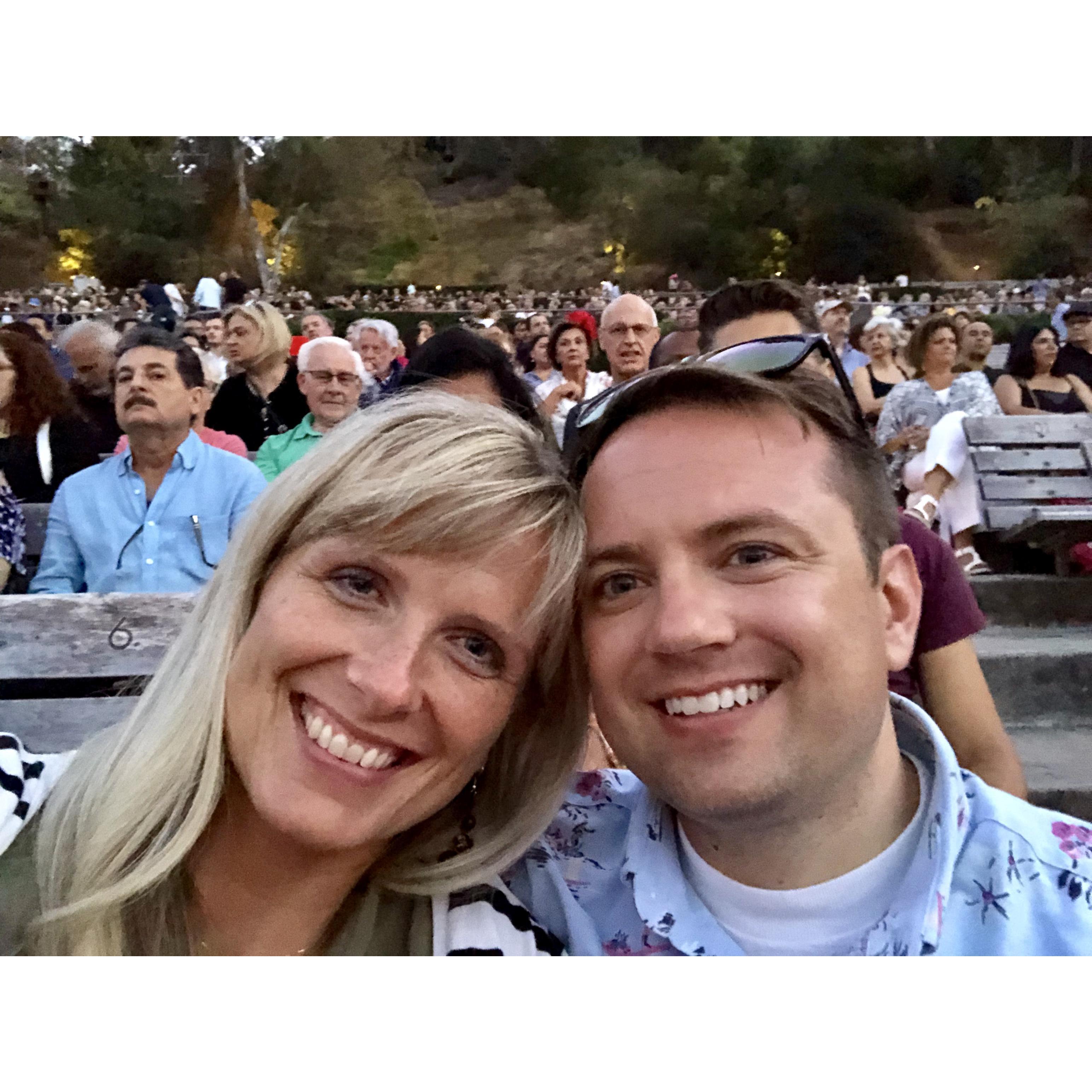 First concert, 'Gipsy Kings' ... and that photo bomb.
