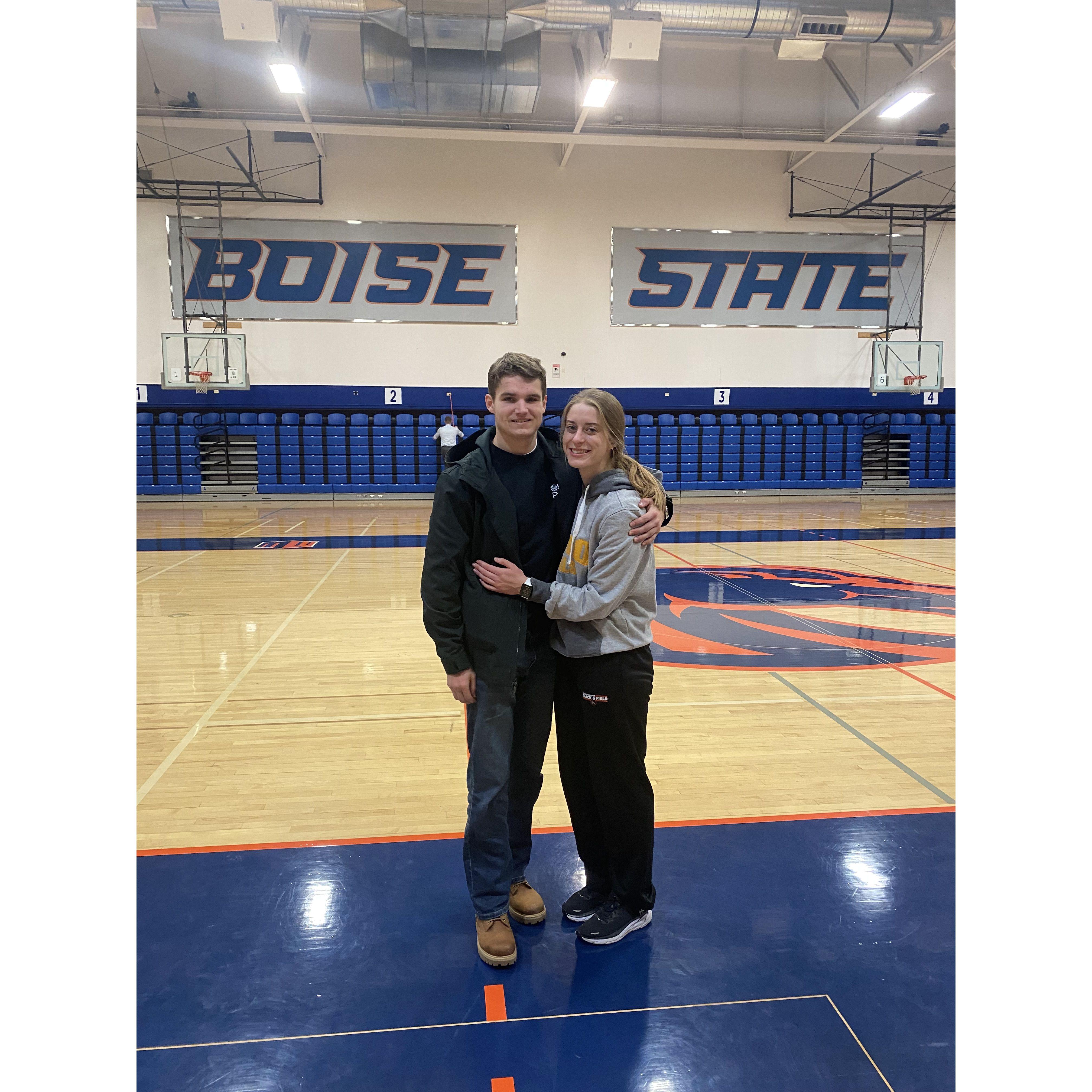 December 2022 - Celeste's first club basketball tournament at BSU!