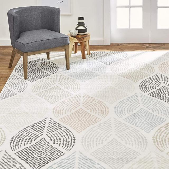 Home Dynamix Area Rug, 5'2"x7'2" Rectangle, Ivory-Beige