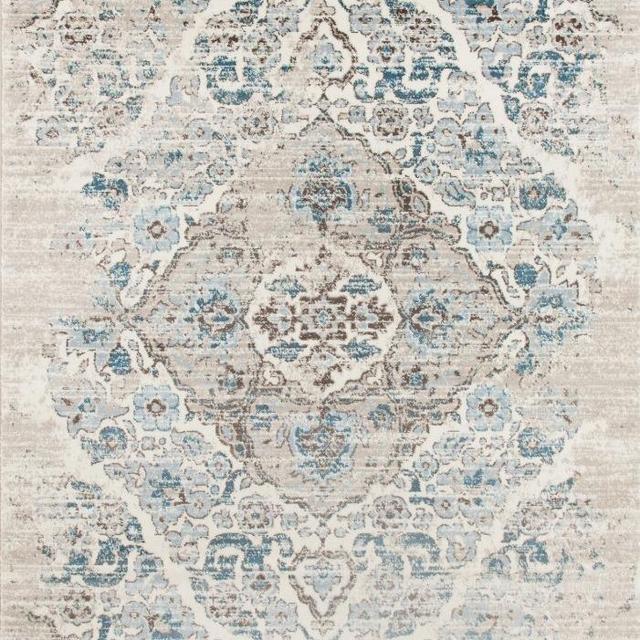 4620 Distressed Cream 7'10x10'6 Area Rug Carpet Large New