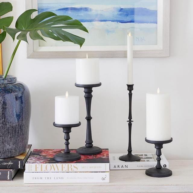 Booker Candleholders, Bronze - Set of 3