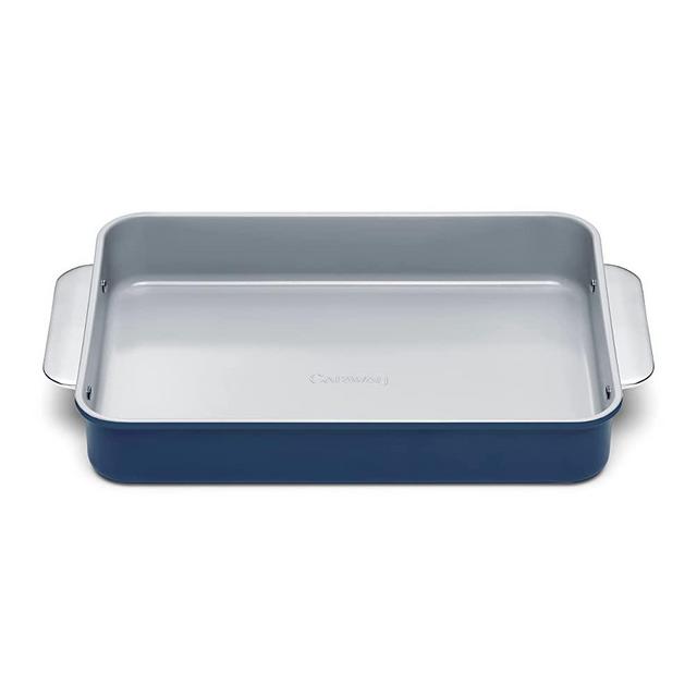 Caraway Non-Stick Ceramic 9”x13” Rectangle Pan - Naturally Slick Ceramic Coating - Non-Toxic, PTFE & PFOA Free - Perfect for Brownies, Lasagnas, and More - Navy