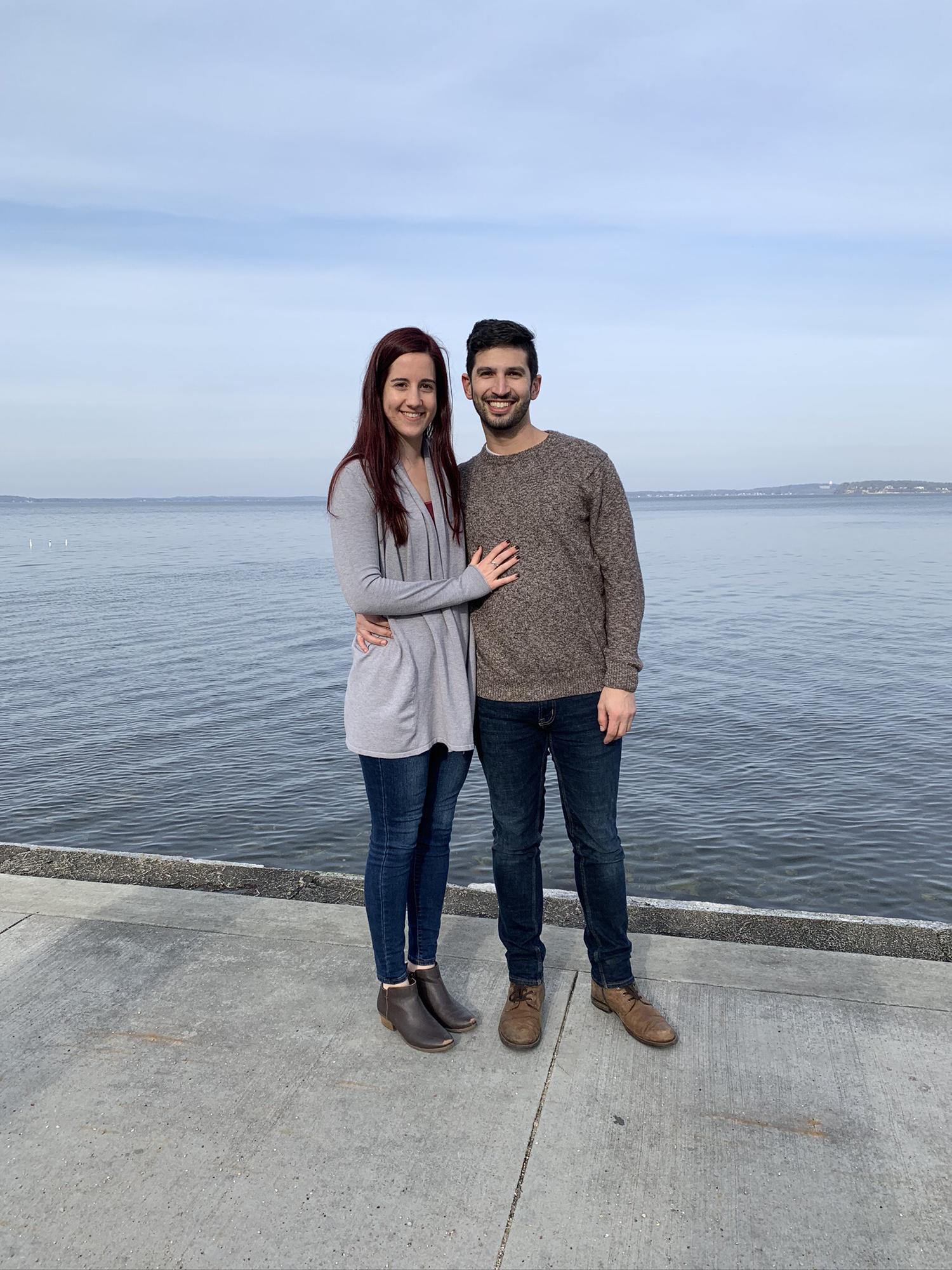 Who would've thought we'd be returning to this spot for our wedding?