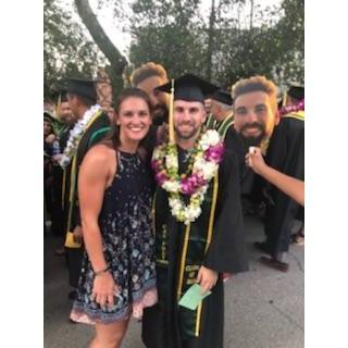 Kyle graduating college.