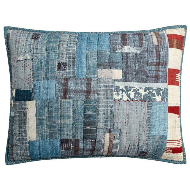 Americana Flag Reversible Quilted Sham, Standard