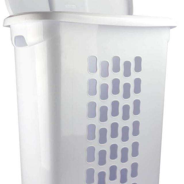 Sterilite - STERILITE 12228003 Wheeled Hamper with Handles and Wheels, White