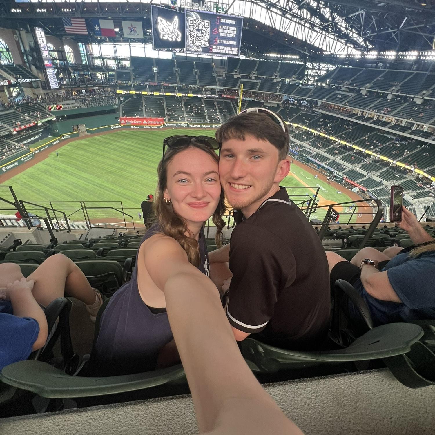 Our first MLB game!