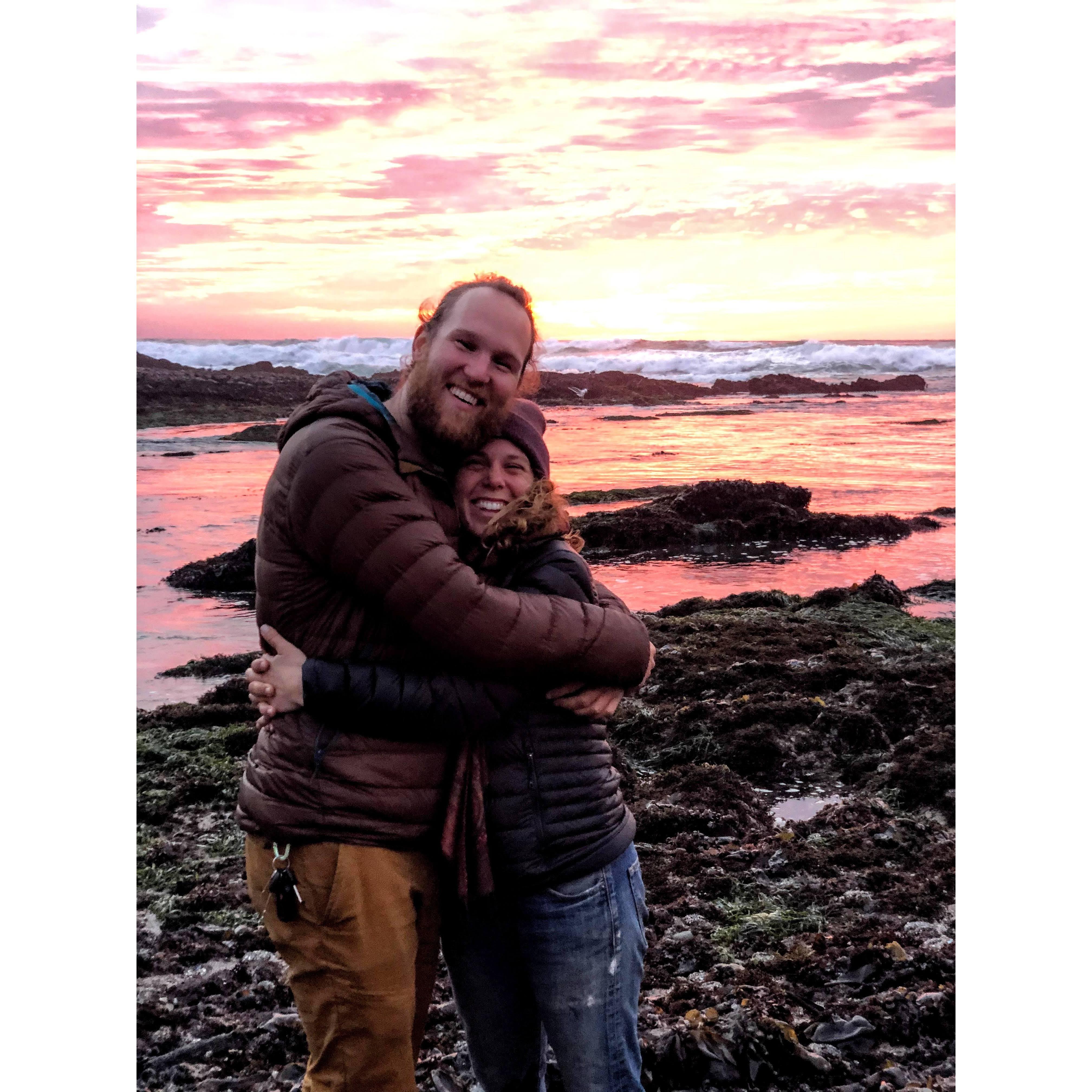 Sunsets are a theme for us
