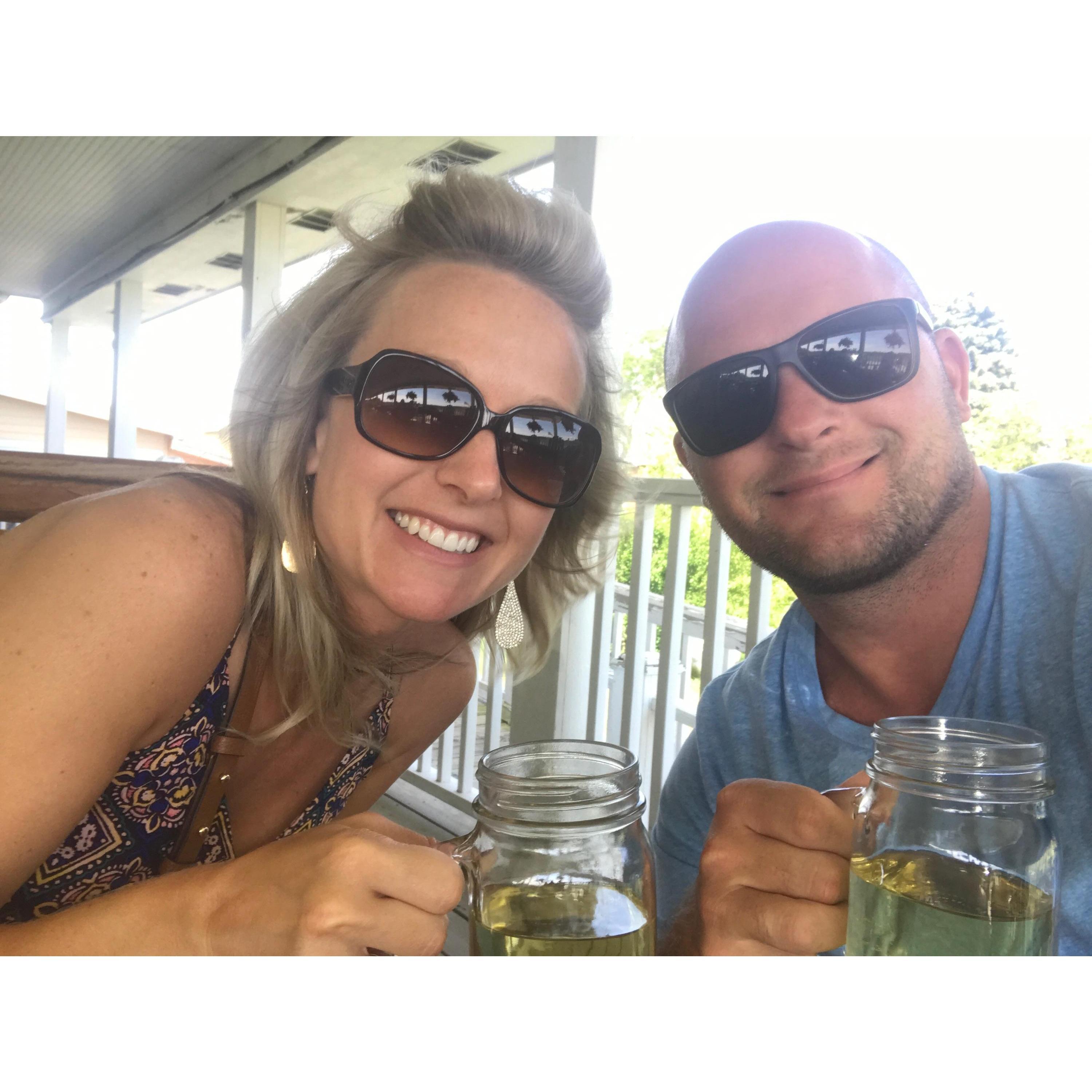 Cider tasting along SW Michigan wine trail