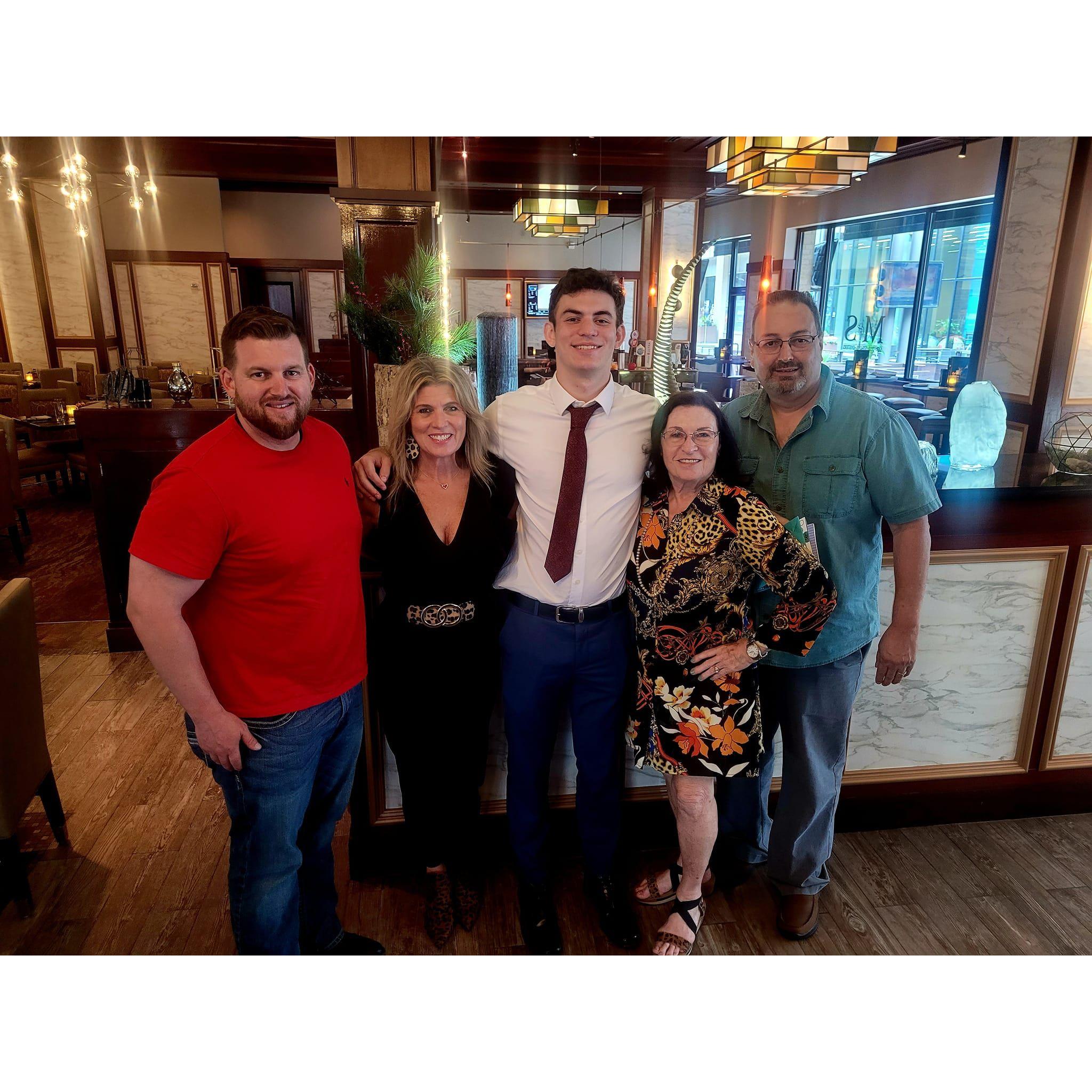 Logan's graduation from University of Houston 2023.