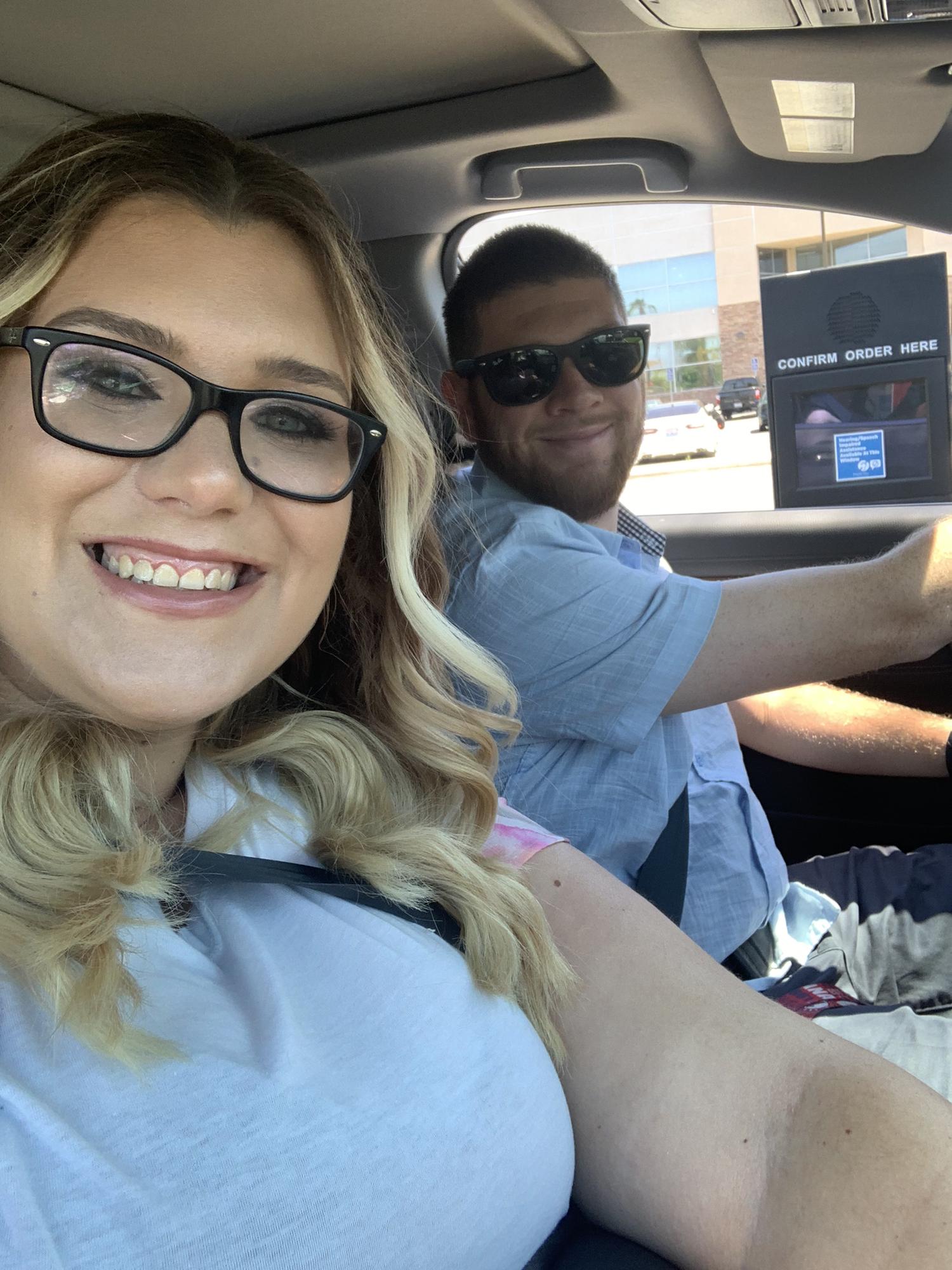 On the way to the engagement shoot!