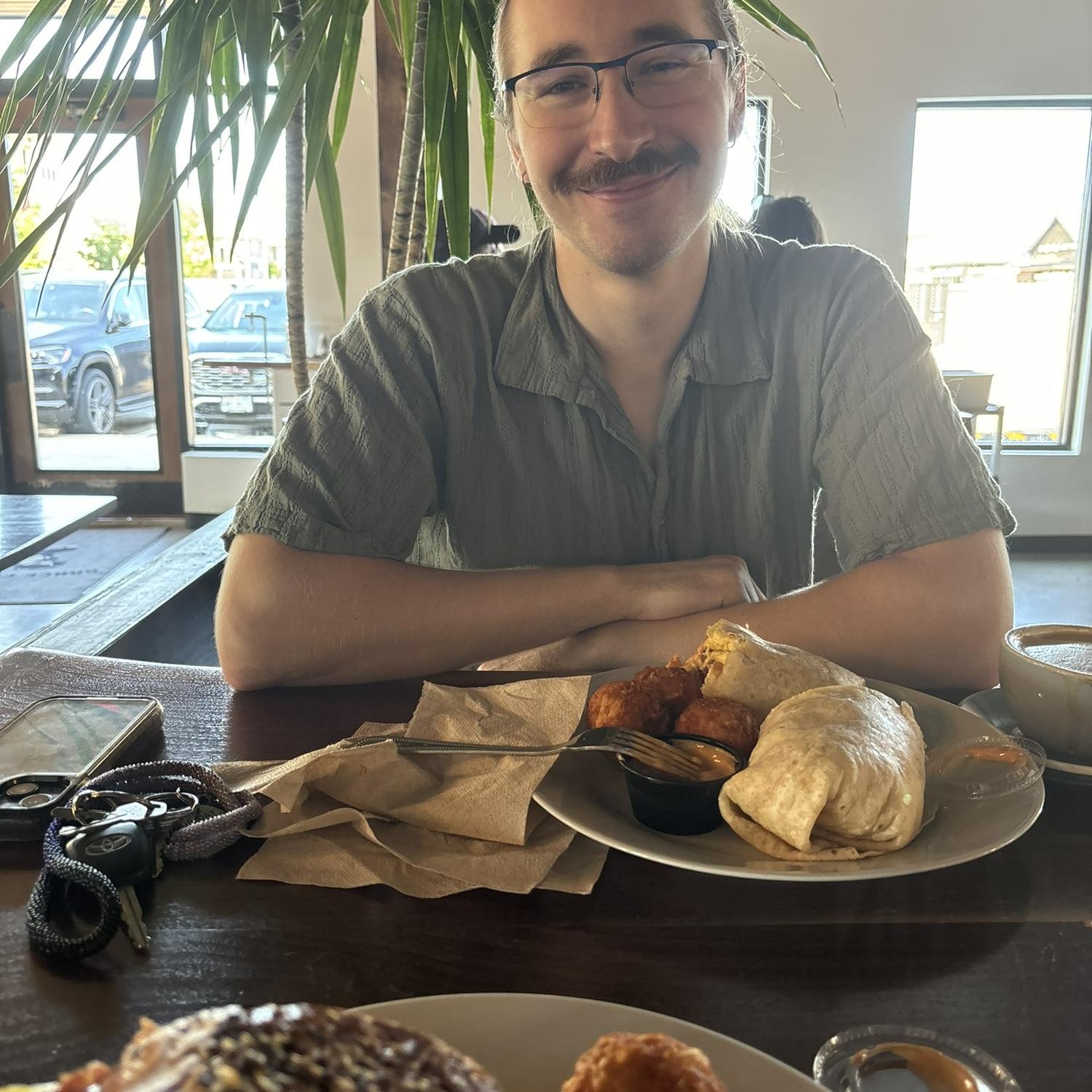 5-year anniversary date at Grace’s Coffee in Verona! Has it really been that long?