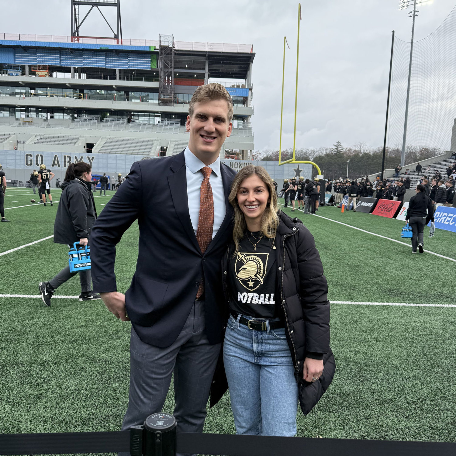 Adam Calling the Army Game at West Point 2025