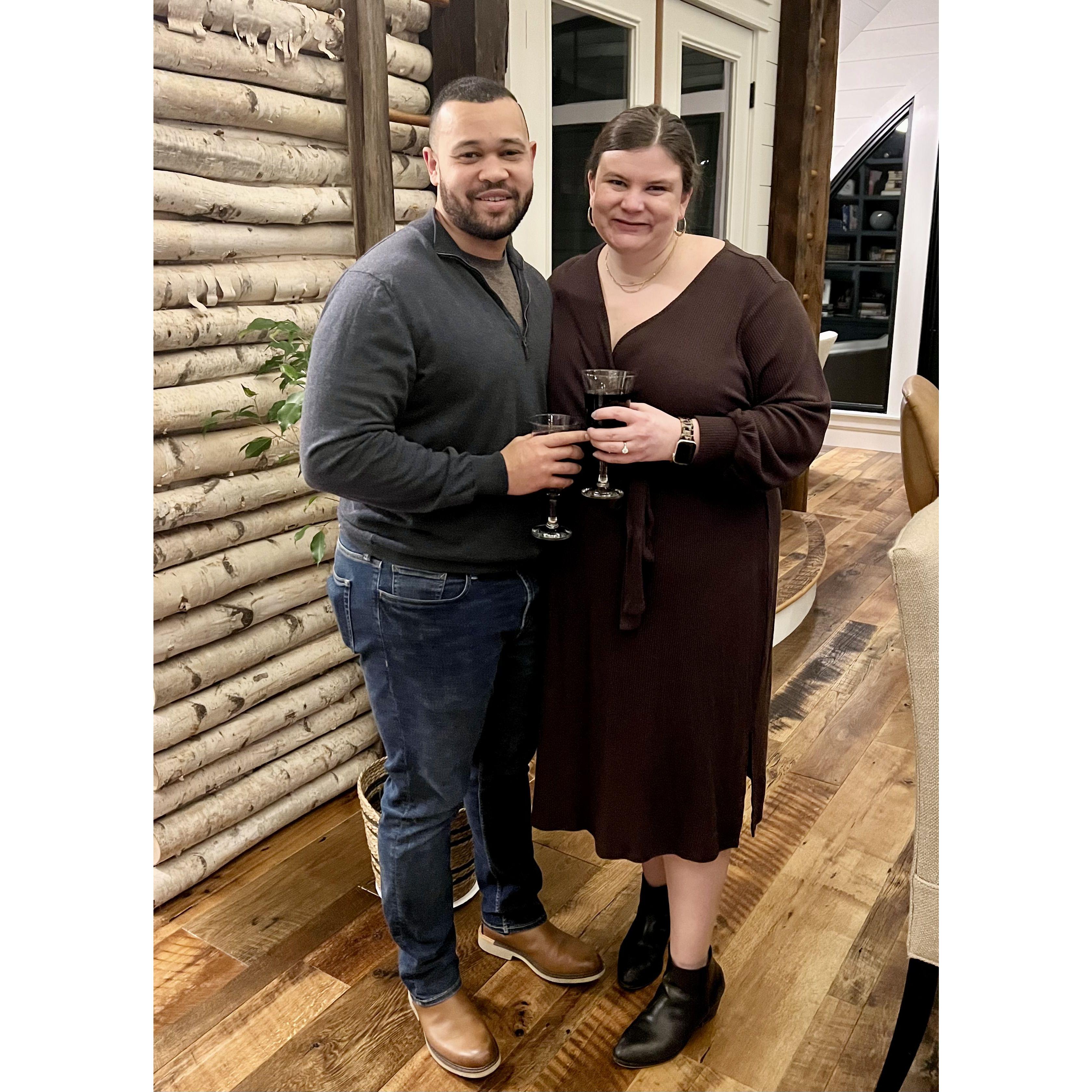 The night we got engaged! It was the perfect day.