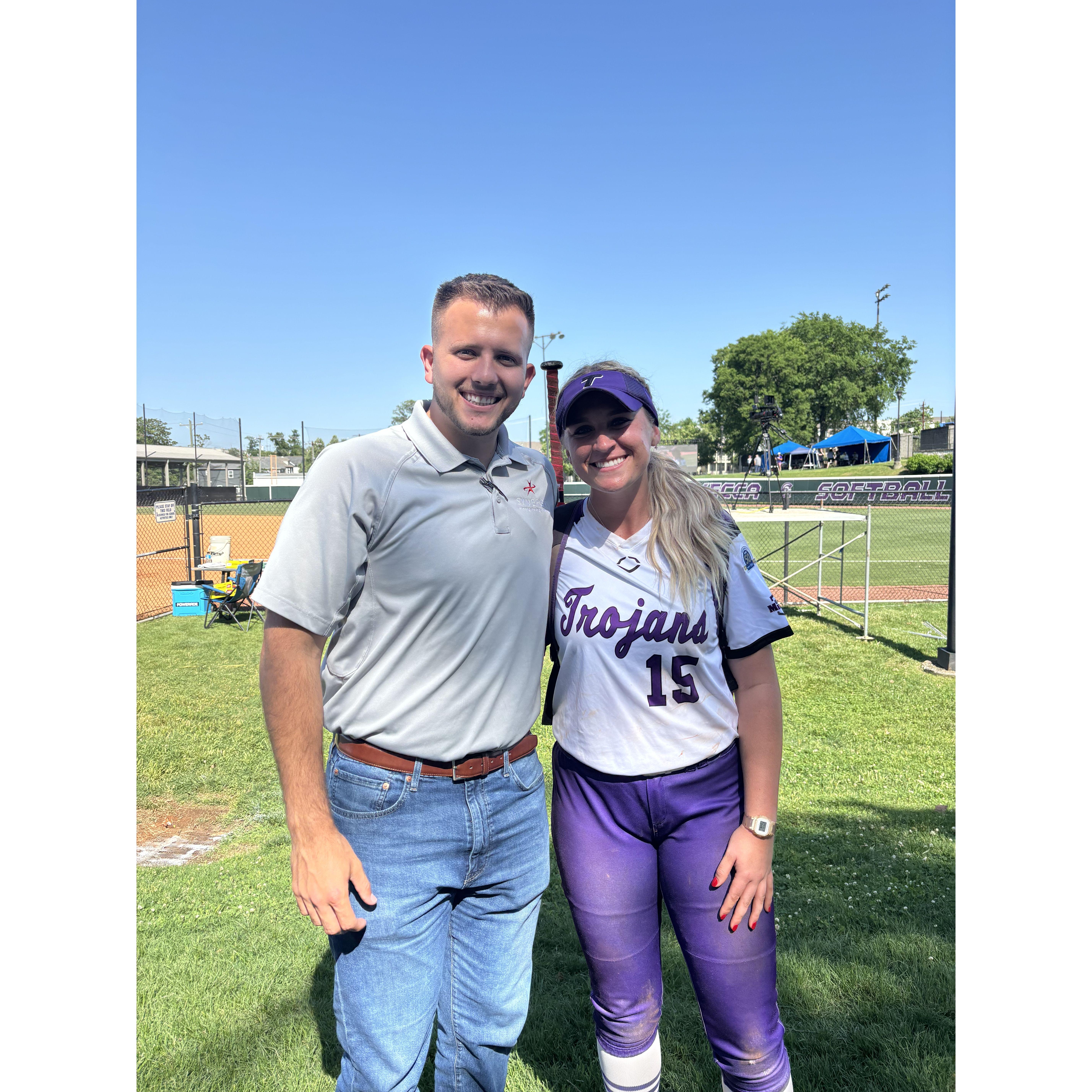 Post regional tournament win! Last game at Sydney's favorite place.