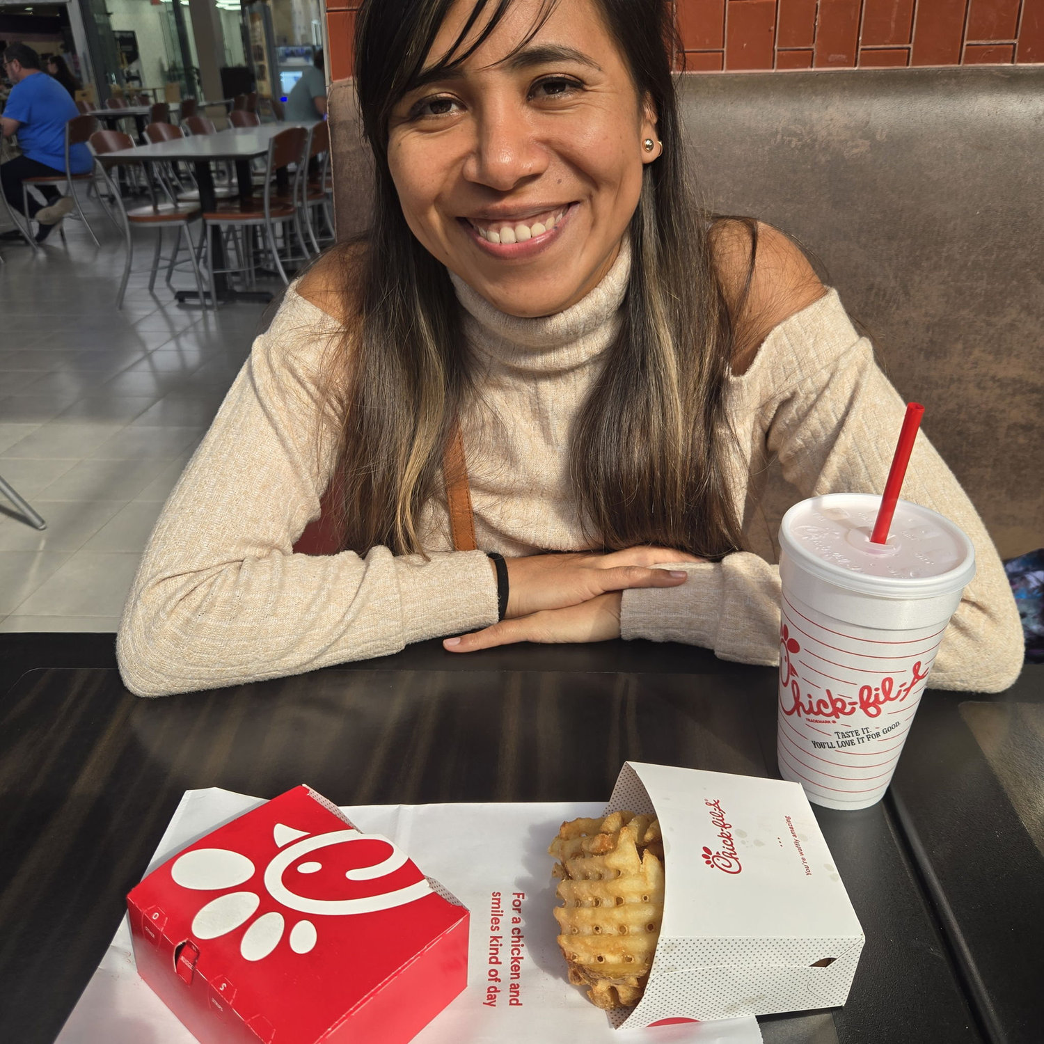 Yos's first time ever trying Chic-Fil-A! Augusta, GA