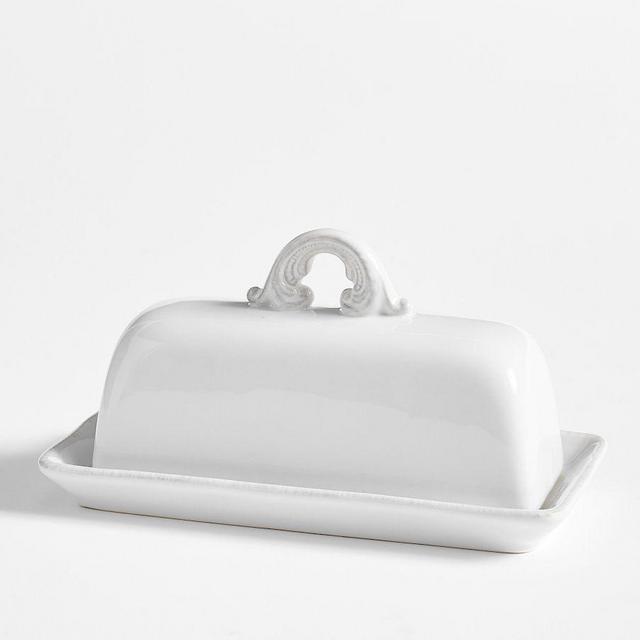 Monique Lhuillier Arles Butter Dish - White