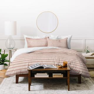 Zhi Stripe Pink Duvet Cover