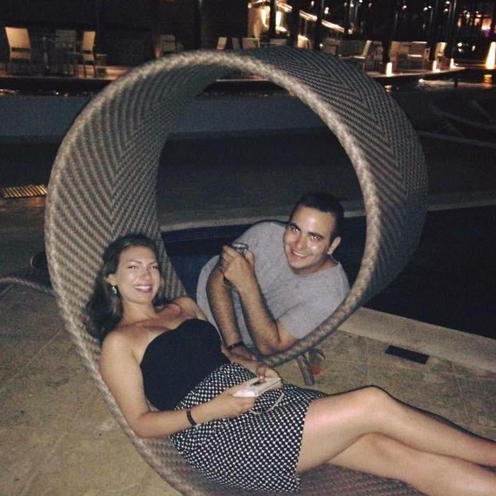 Testing out the furniture poolside in Punta Cana.
July, 2015
