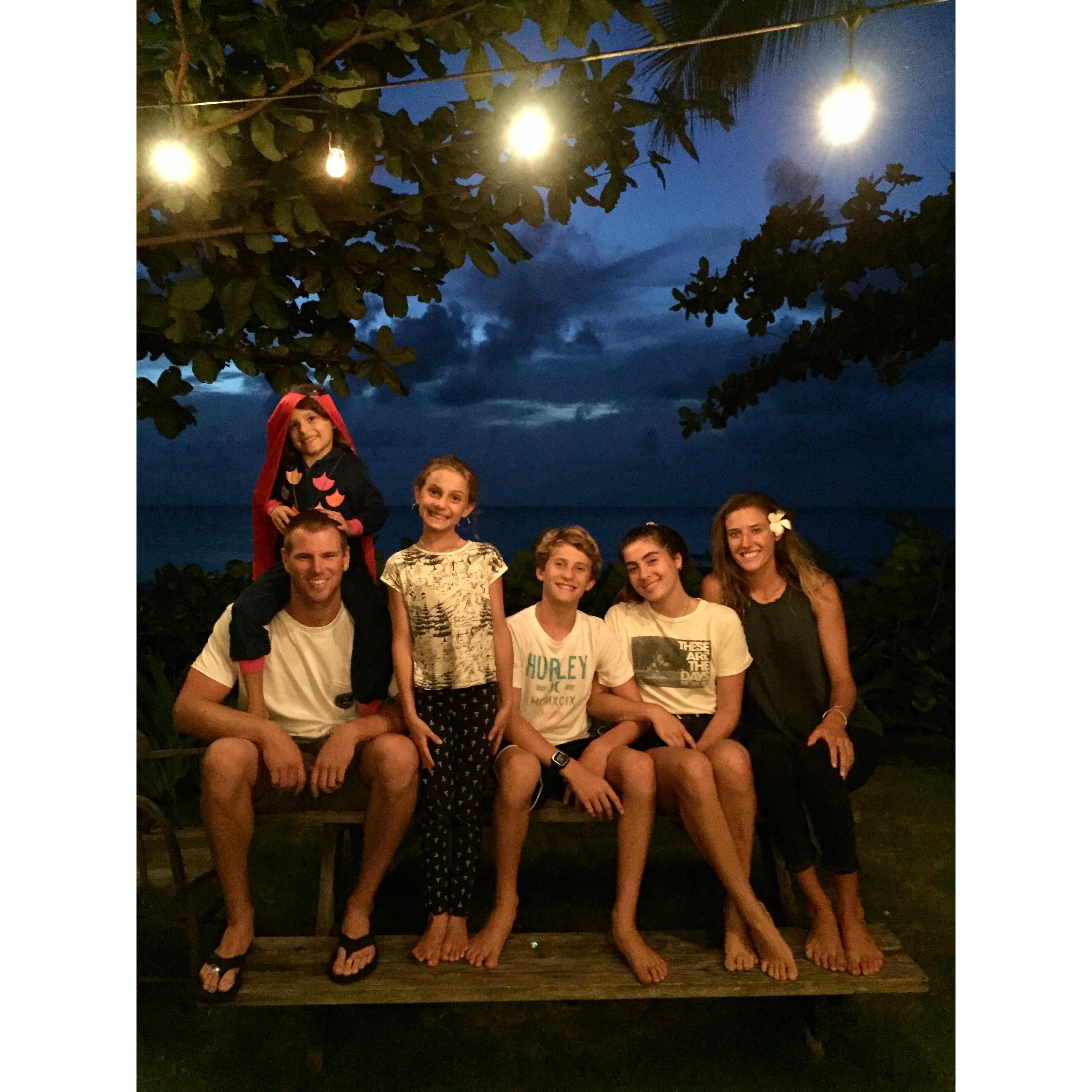 Our lil squad! This was probably taken after hours of playing tag, choreographing dances, and sharing riddles.