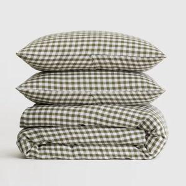 European Linen Duvet Cover Set - Full/Queen