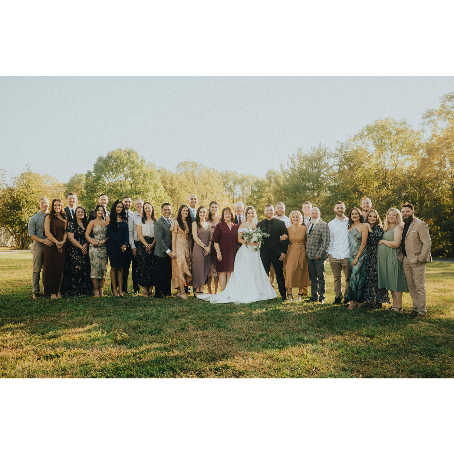 Monica's wedding. Monica is Christopher's youngest sister.