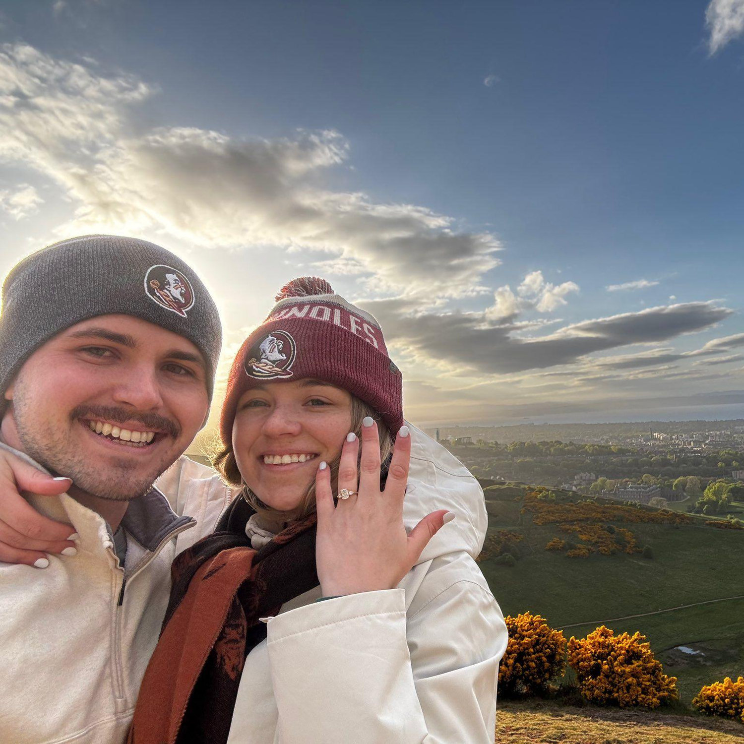 Avery said Yes!!!!! Edinburgh, Scotland 05/04/2025 💍😭🤍