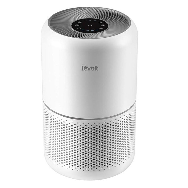 LEVOIT Air Purifier for Home Allergies Pet Hair in Bedroom, Covers Up to 1073 ft² by 56W High Torque Motor, AHAM VERIFIDE, 3-in-1 Filter with HEPA Sleep Mode, Remove Dust Smoke Odor, Core300-P, White