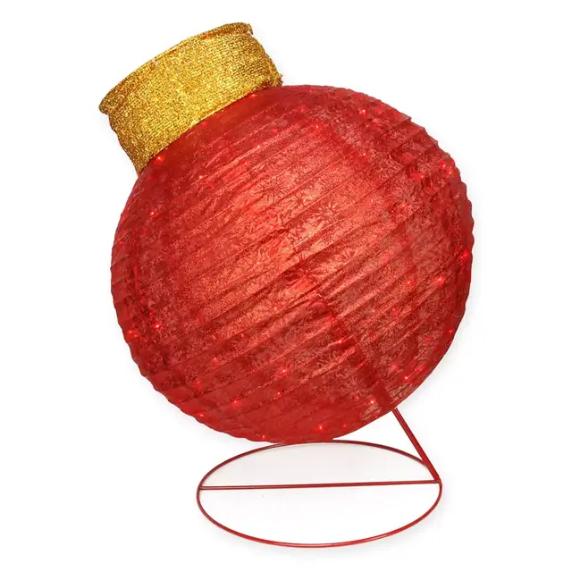 Northlight 36-Inch Ball Christmas Ornament Yard Decoration in Red