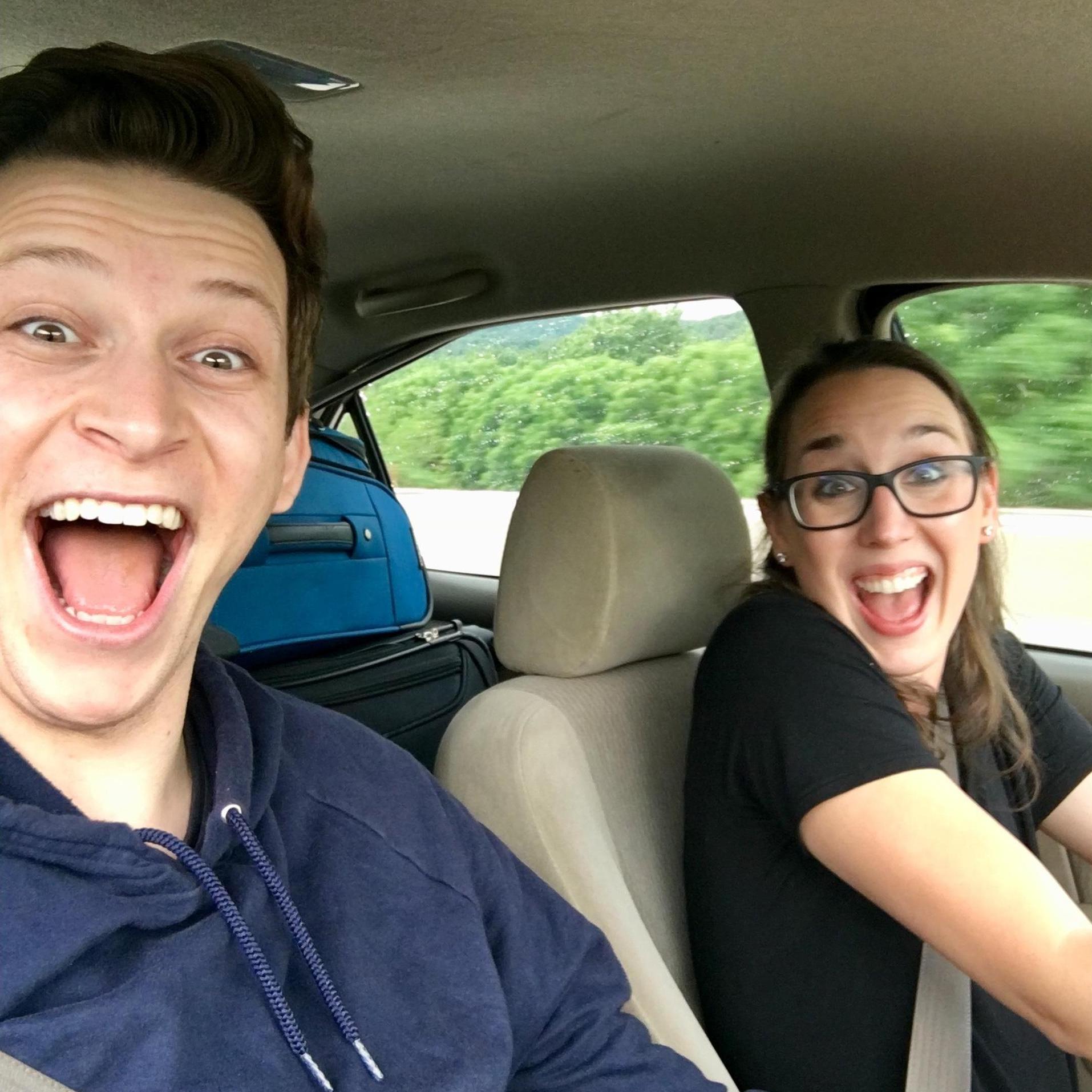 Our first road trip together! Cincinnati to NYC