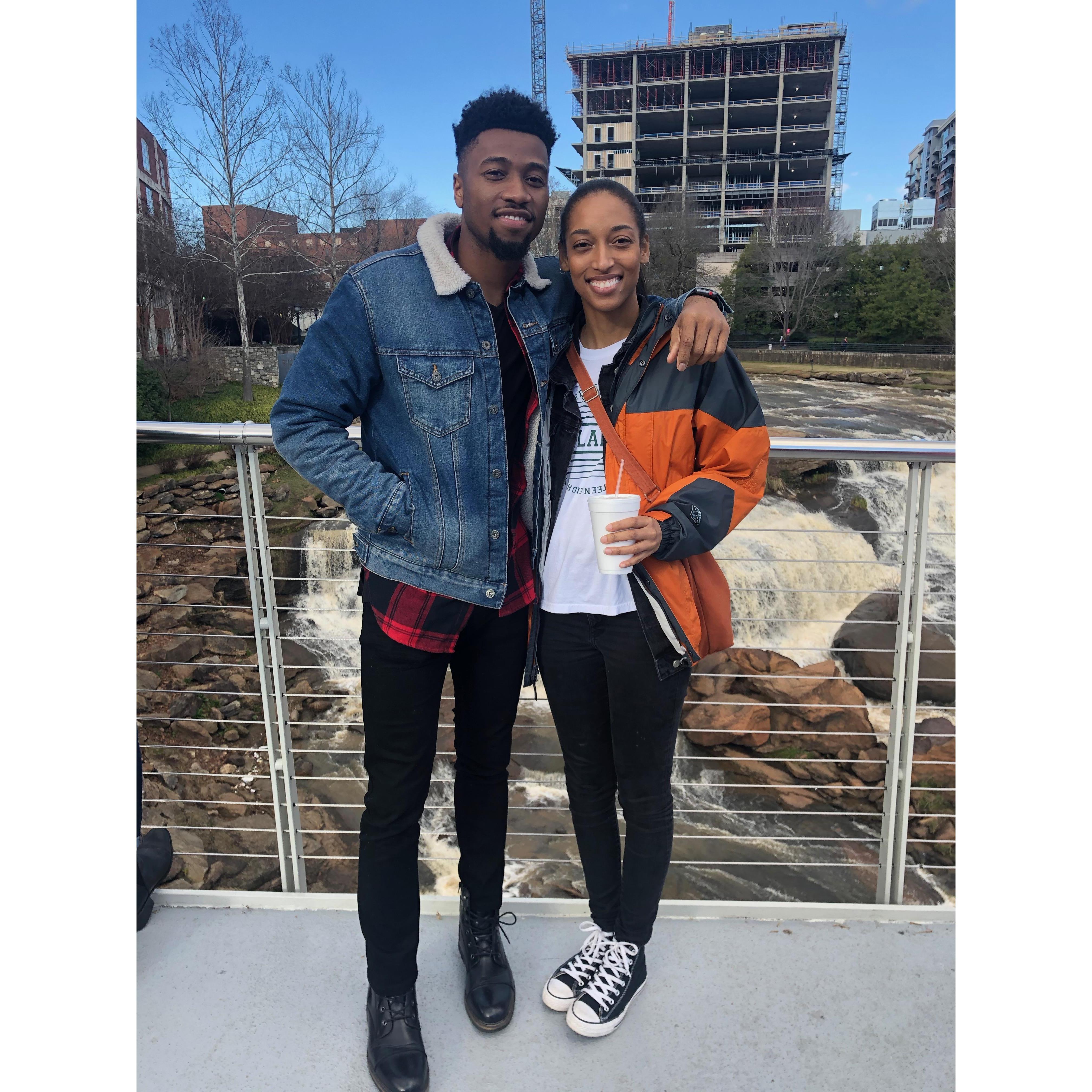 Visiting Alycia in Greenville, SC