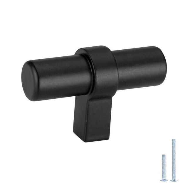 15Pack T Knobs for Kitchen Black Cabinets Knobs for Dresser Drawers - PHT16BK Peaha Black Drawer Knobs for Bathroom Cabinet Knobs Bathroom Cabinet Hardware