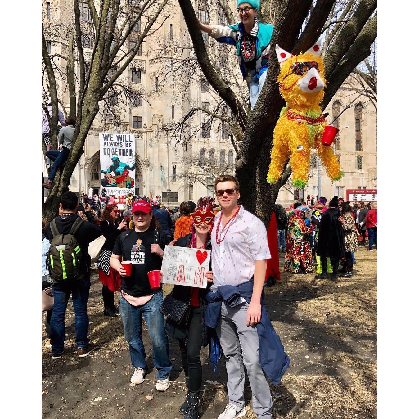 March 2019 - March Du Nain Rouge in Detroit!