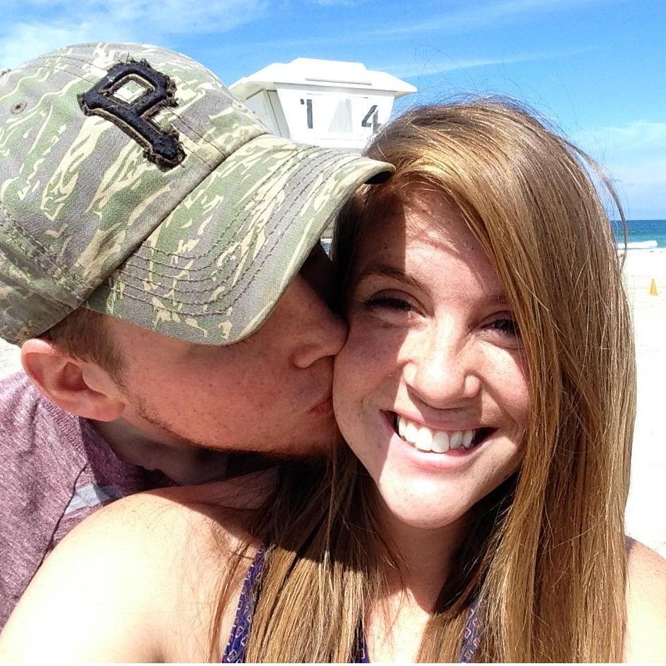 At Mission Beach when Dakota moved back from Ohio after a long year and a half of dating long distance.