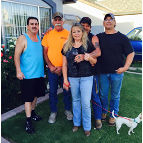 Meeting the family! They were so welcoming and made me feel at ease and at home. We can't wait to see y'all soon. Love ya lots!