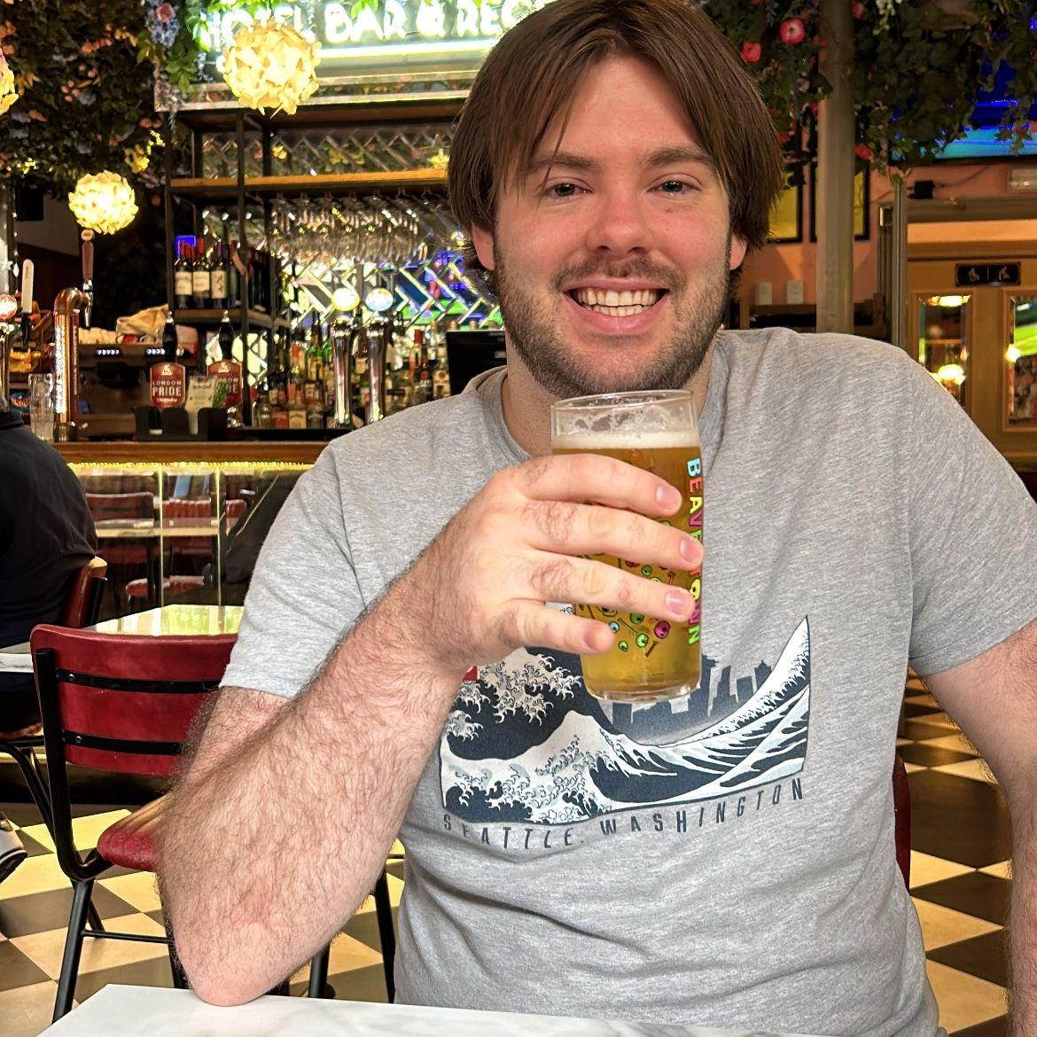 Grabbing a pint in London (2024)