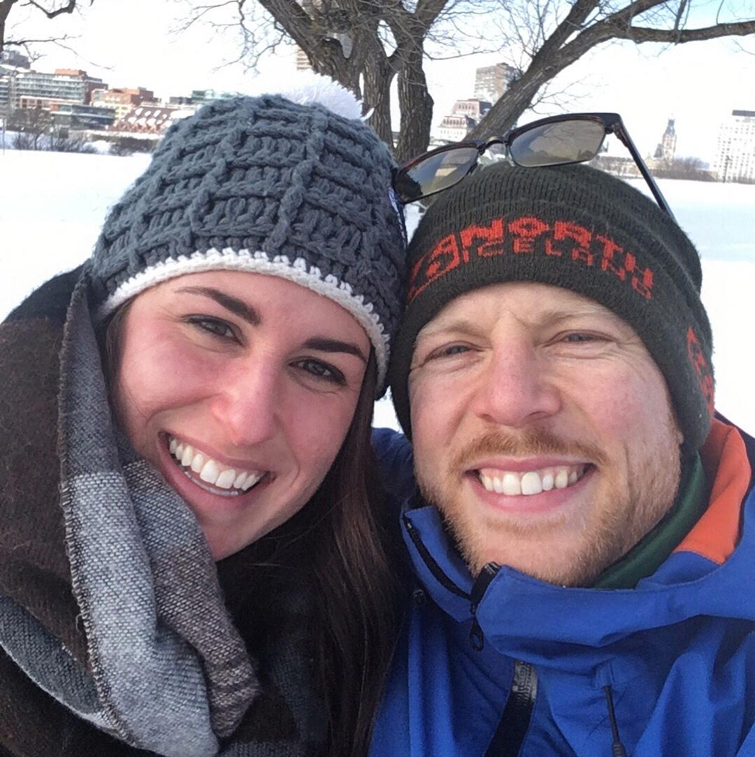 First selfie after saying yes :)